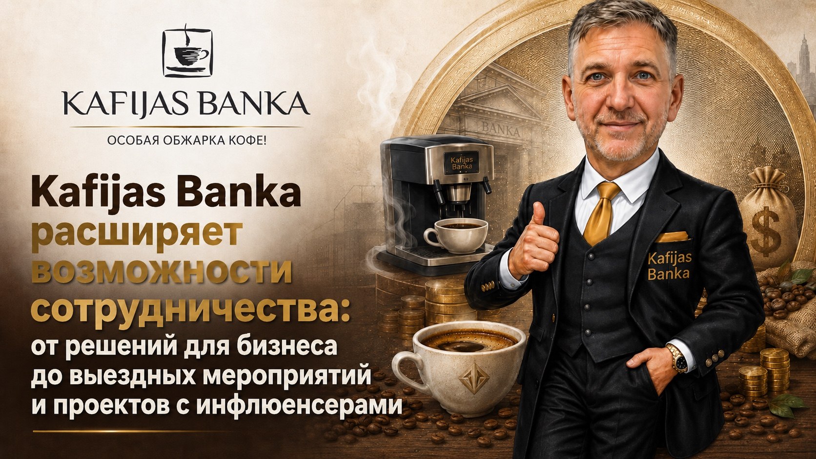 Kafijas Banka расширяет возможности сотрудничества