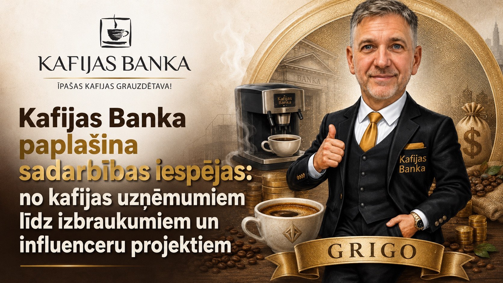 Kafijas Banka paplašina sadarbības iespējas
