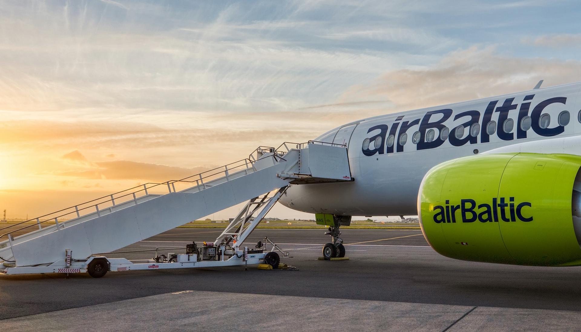 "airBaltic" pirmdien lems par obligāciju procentu maksājumu atlikšanu