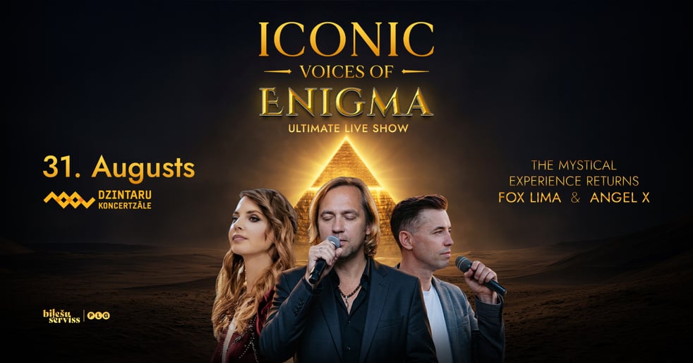 Leģendārās Enigma balsis 31. augustā uzstāsies Dzintaru koncertzālē