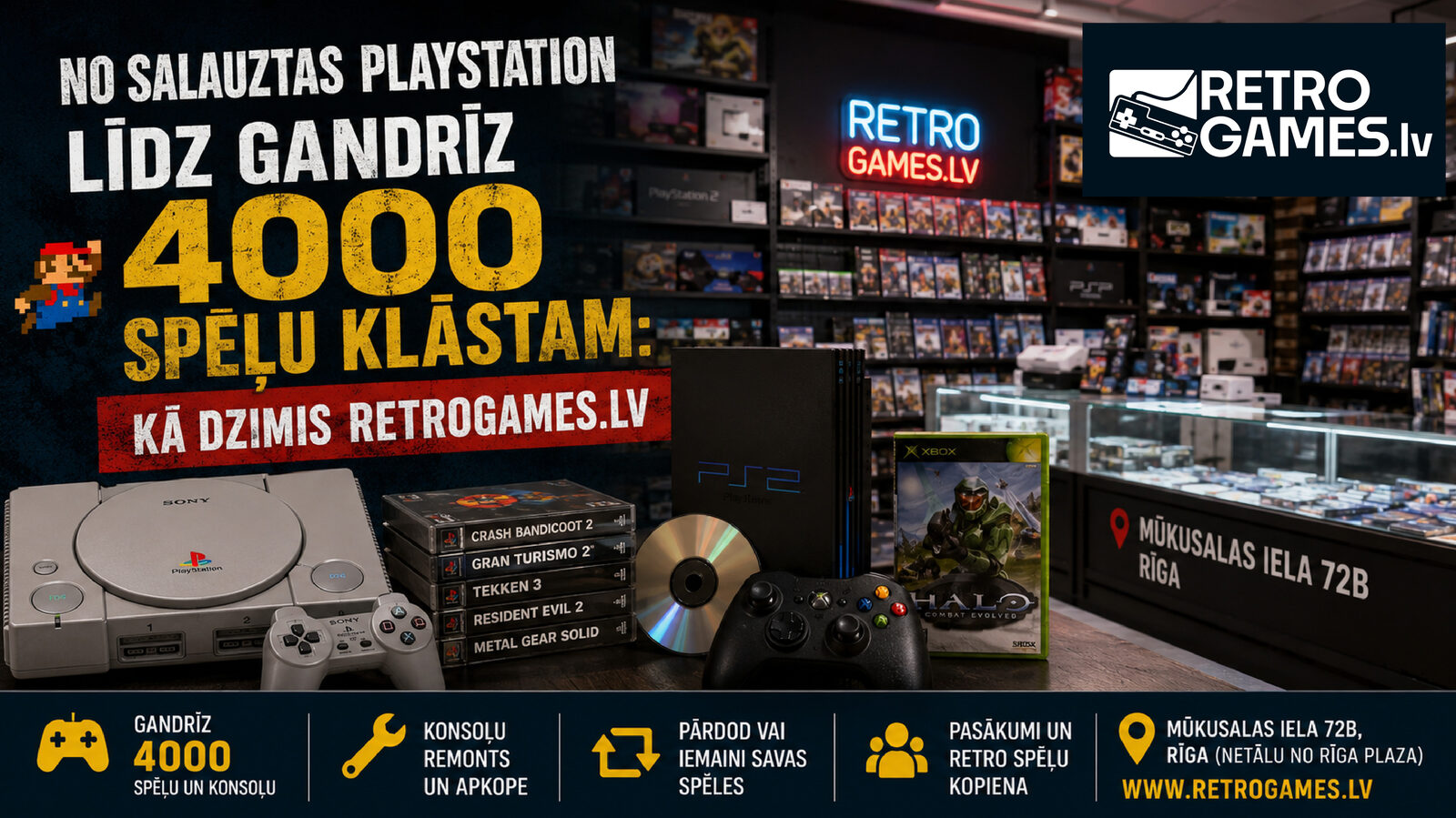 Otrā dzīve veciem kārtridžiem: kāpēc Latvija no jauna atklāj retro spēles