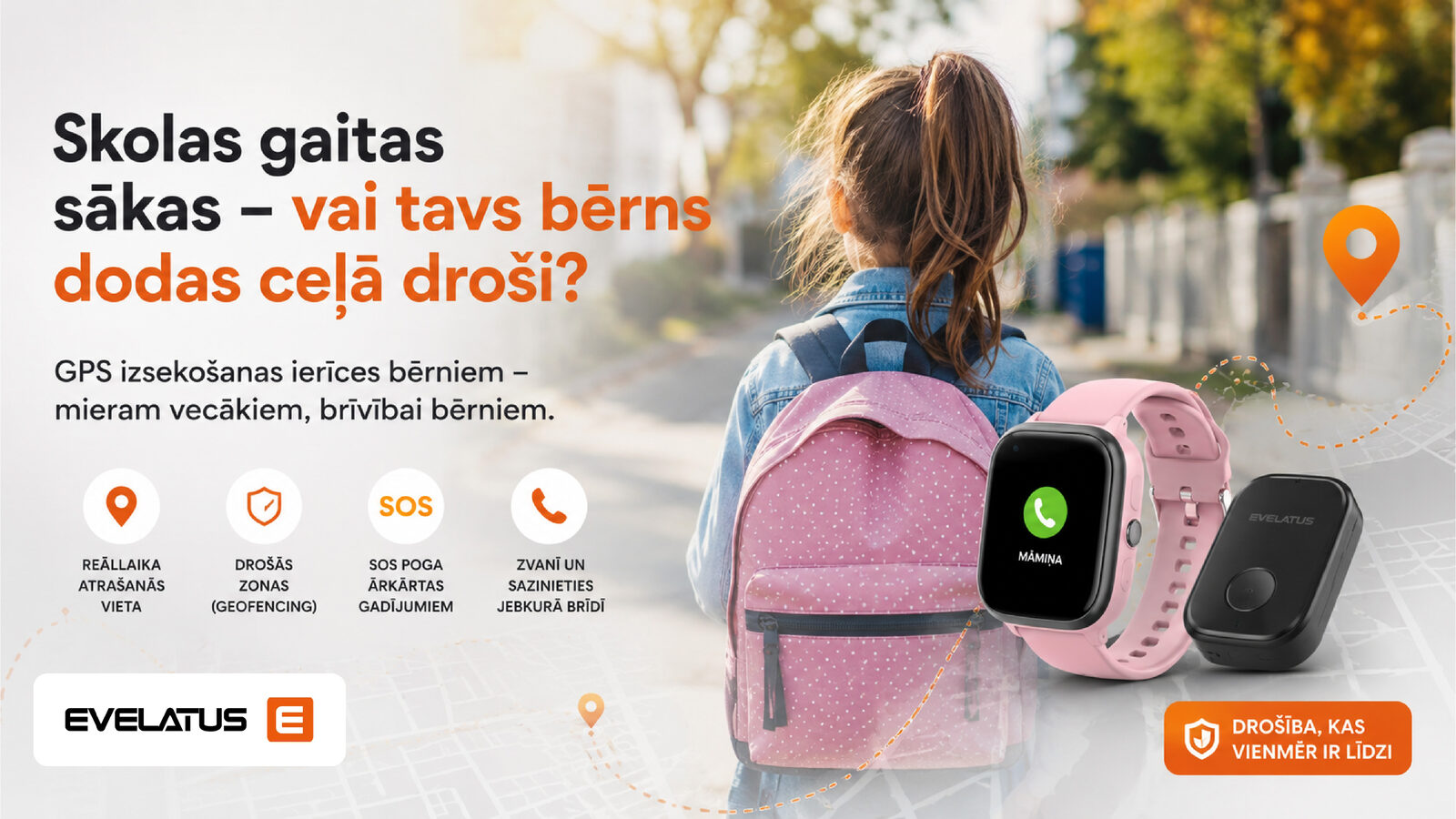 Skolas gaitas sākas – vai tavs bērns dodas ceļā droši?