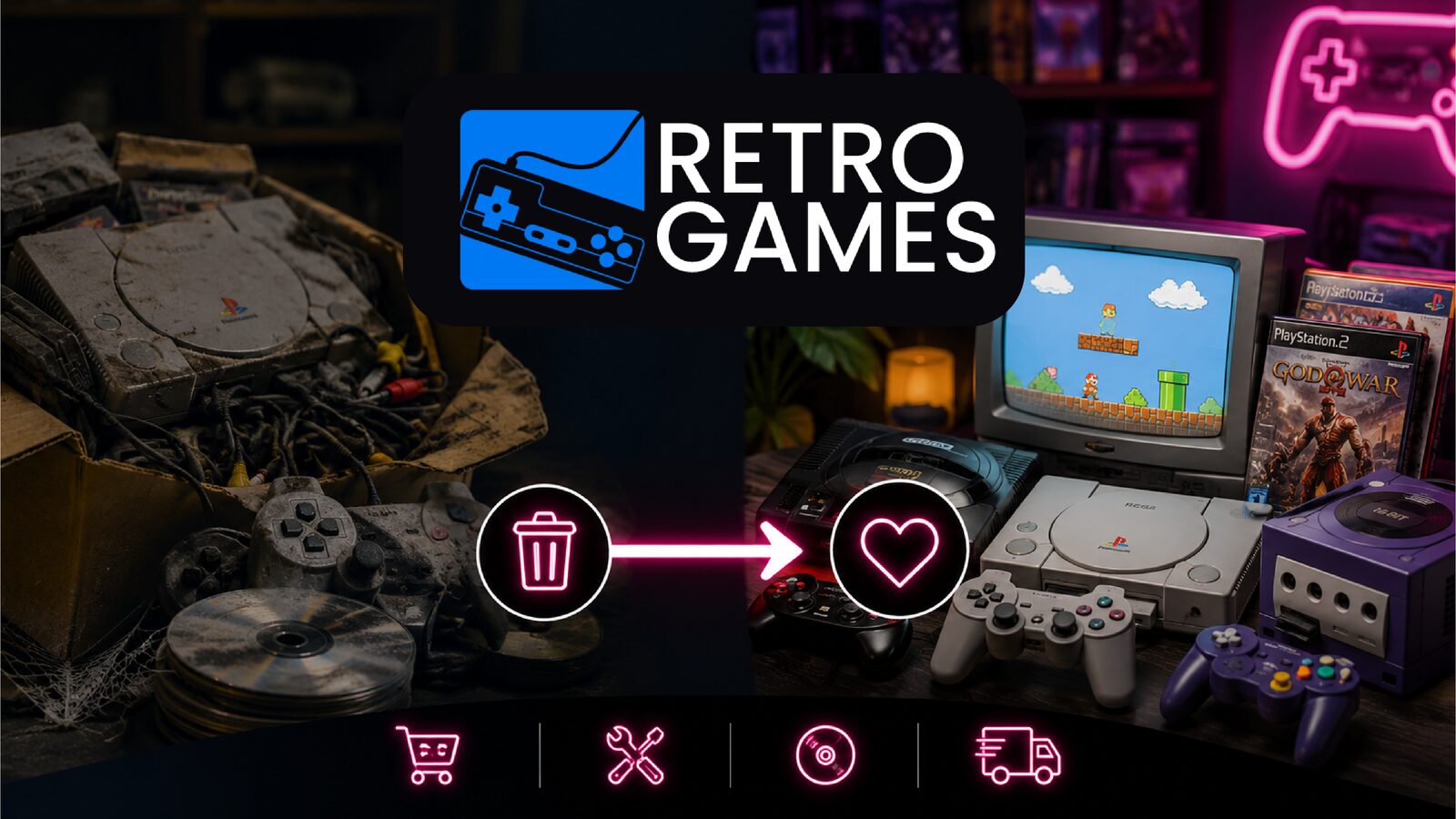 Dod savai retro spēļu tehnikai otru dzīvi