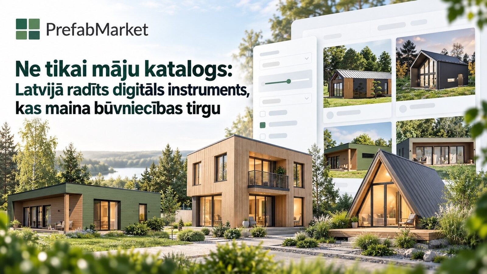 Ne tikai māju katalogs: Latvijā radīts digitāls instruments, kas maina būvniecības tirgu