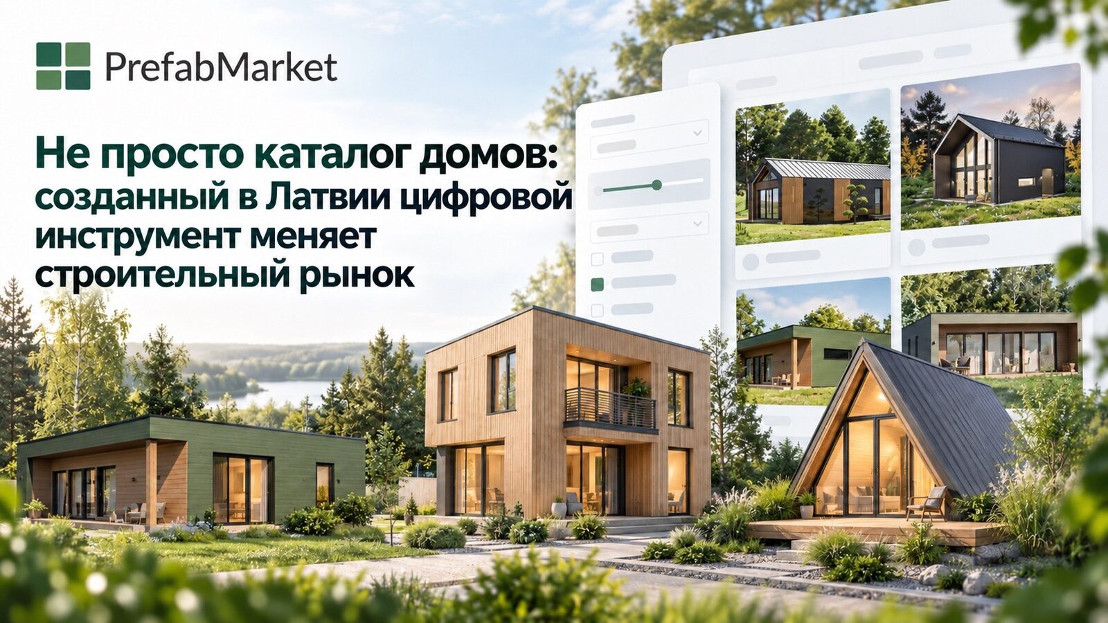 Не просто каталог домов: созданный в Латвии цифровой инструмент меняет строительный рынок