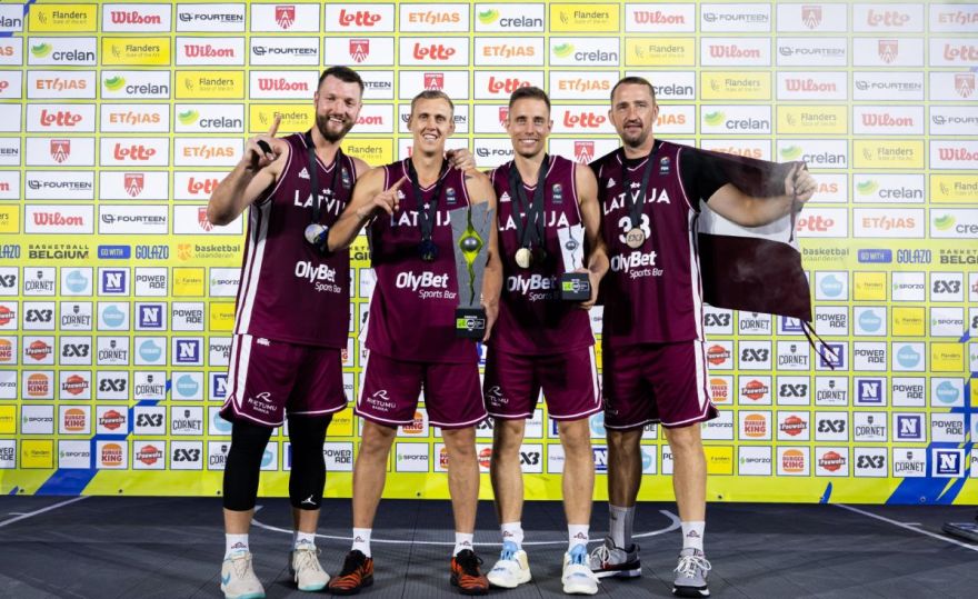 Latvijas 3x3 basketbolisti kļūst par Eiropas čempioniem