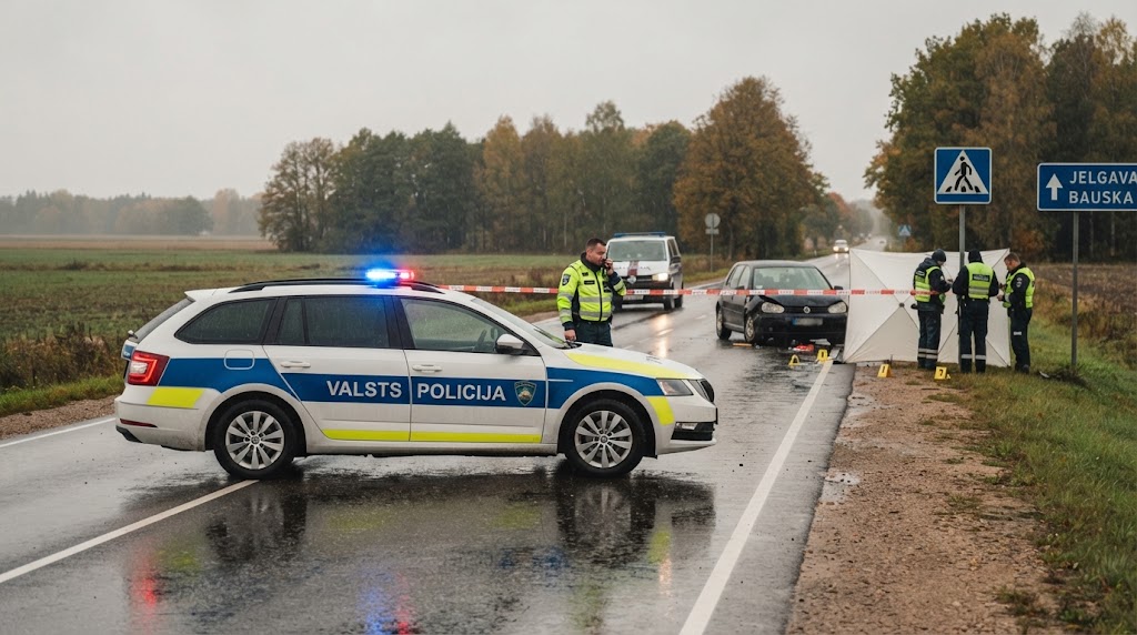 Zemgalē ceļu satiksmes negadījumā dzīvību zaudējis gājējs