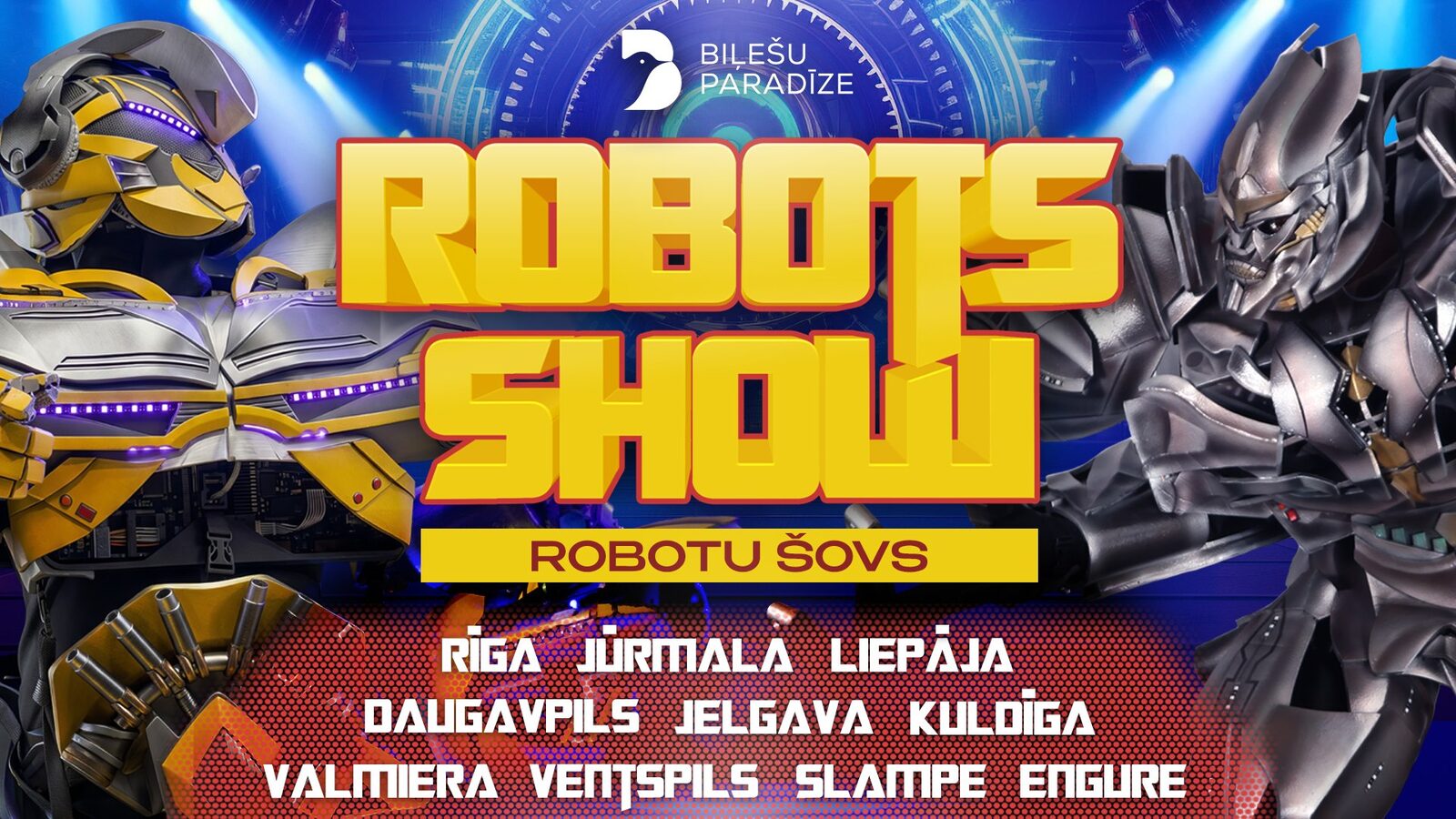 Latvijas pilsētās gaidāms iespaidīgs robotu šovs "Glābšanas misija"