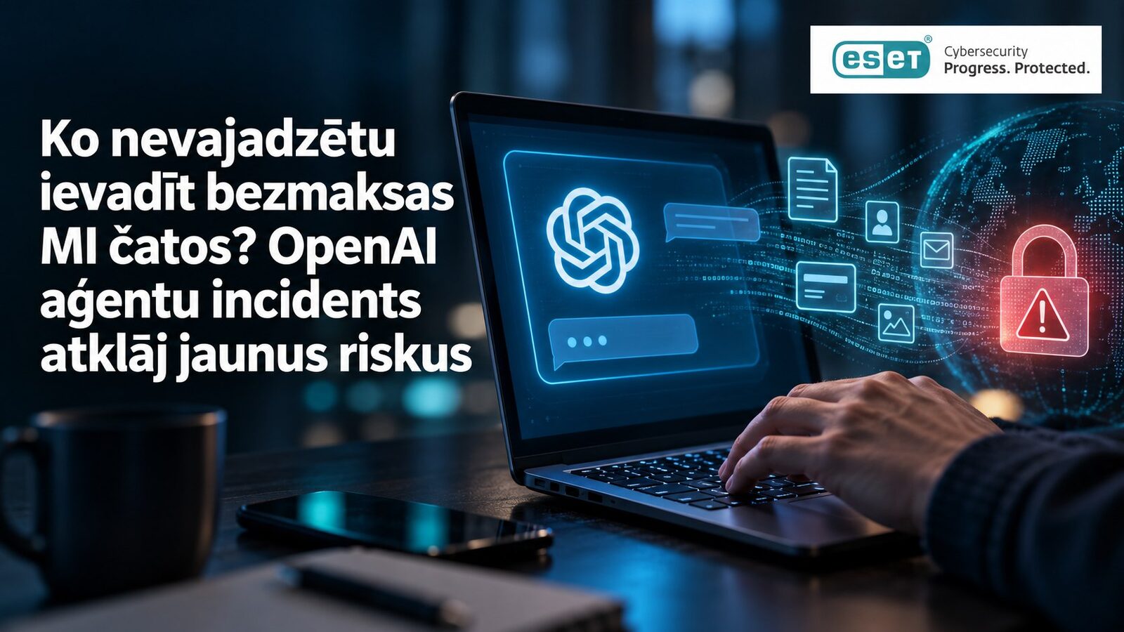 Ko nevajadzētu ievadīt bezmaksas MI čatos? OpenAI aģentu incidents atklāj jaunus riskus