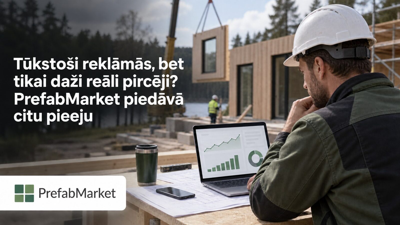 Tūkstoši reklāmās, bet tikai daži reāli pircēji? PrefabMarket piedāvā citu pieeju