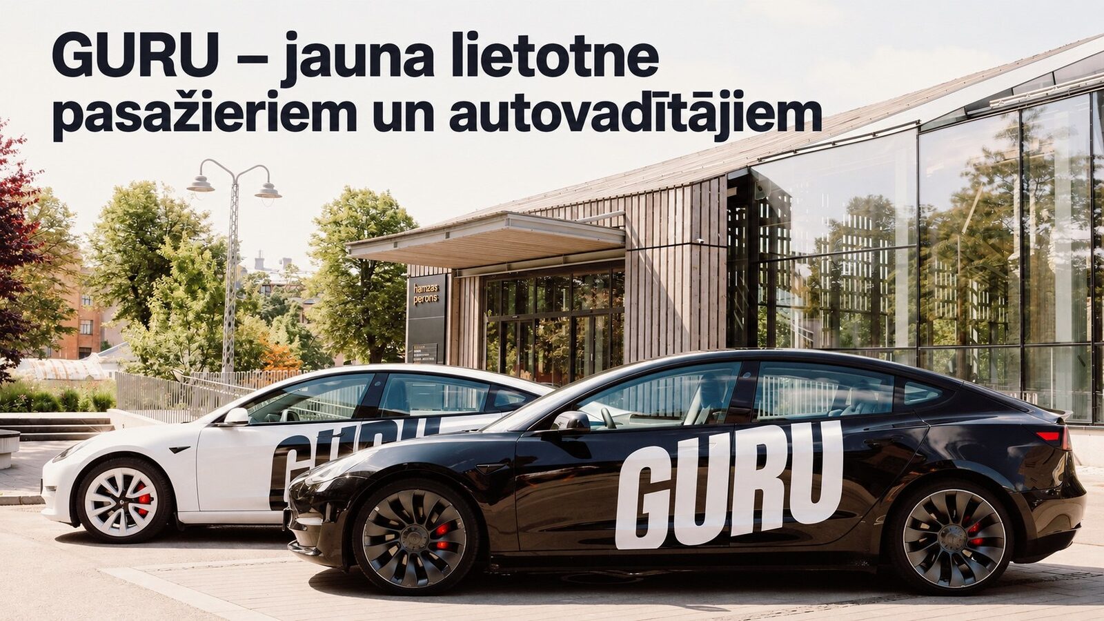 GURU – jauna lietotne pasažieriem un autovadītājiem