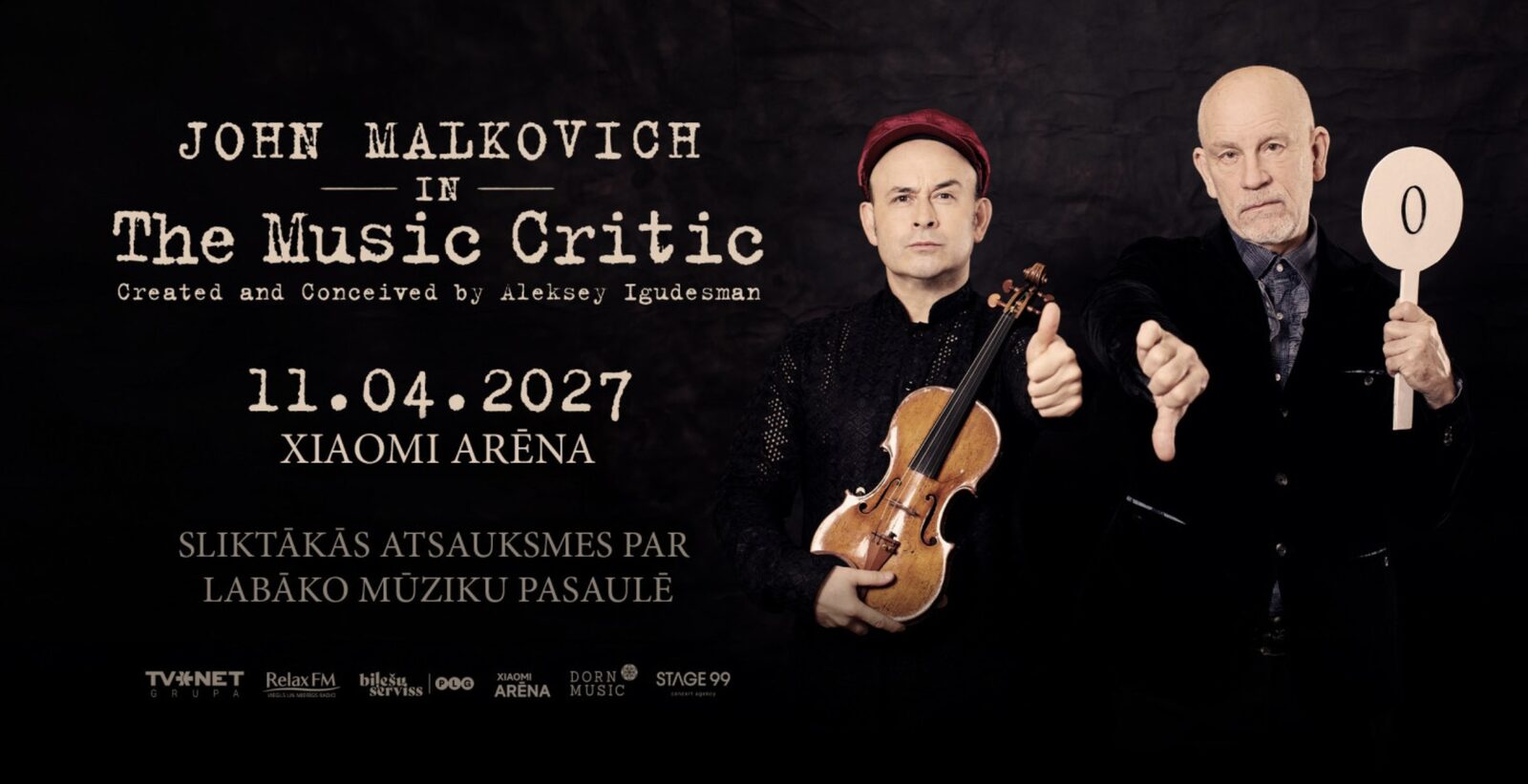 Džons Malkovičs Rīgā kļūs par “Mūzikas kritiķi”