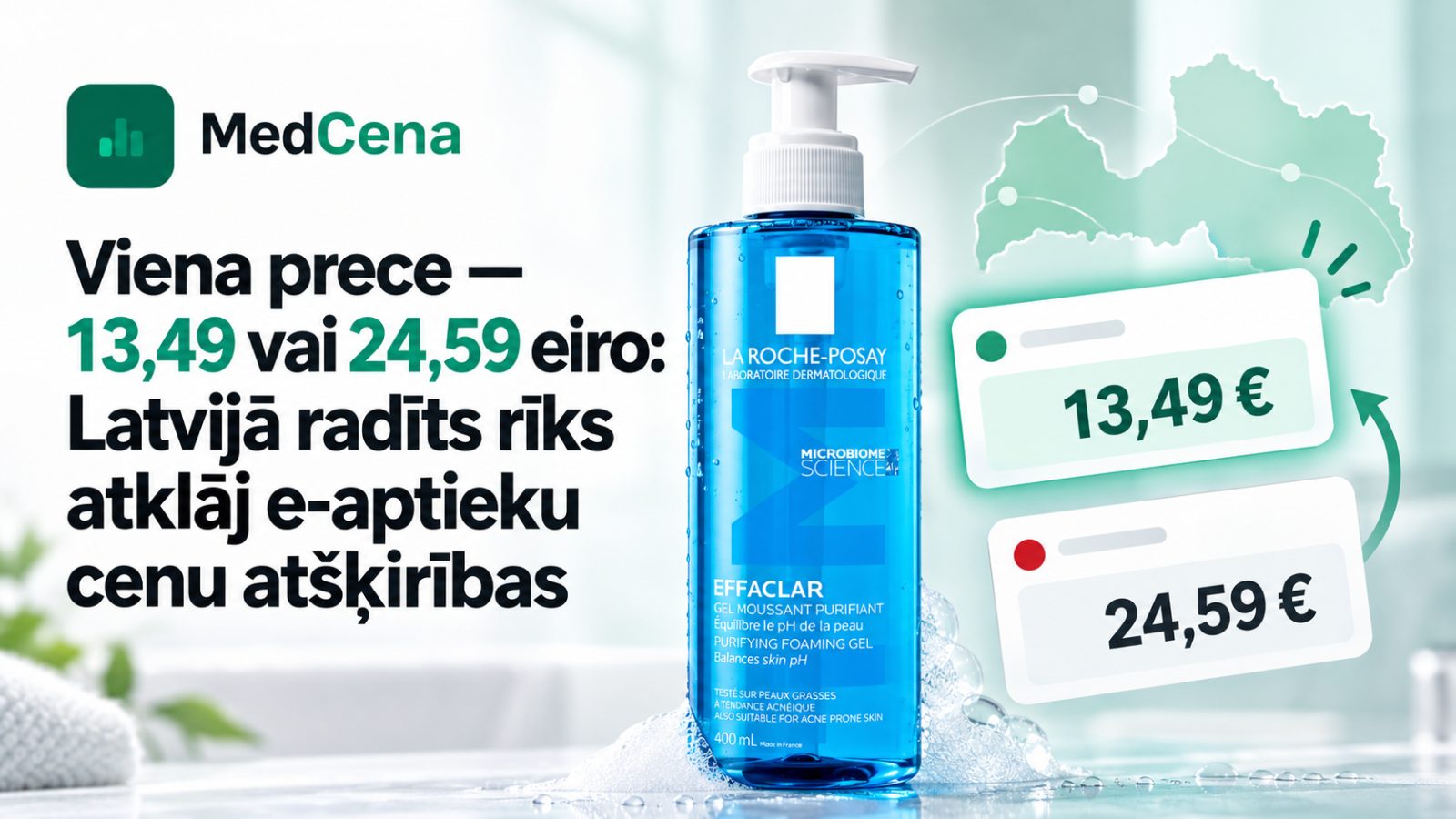 Viena prece — 13,49 vai 24,59 eiro: Latvijā radīts rīks atklāj e-aptieku cenu atšķirības