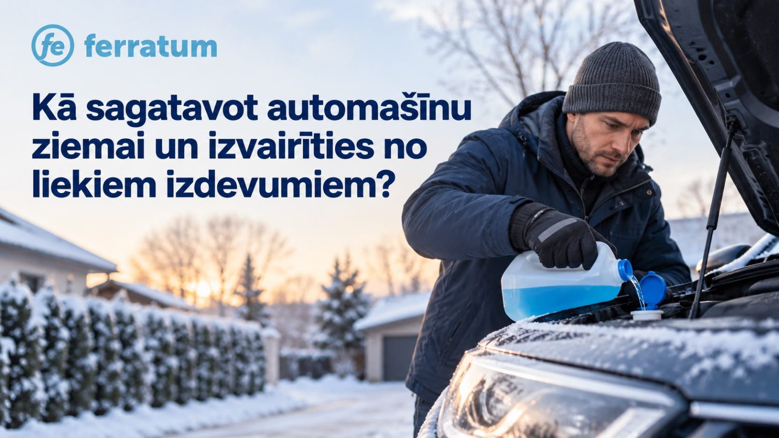 Kā sagatavot automašīnu ziemai un izvairīties no liekiem izdevumiem?