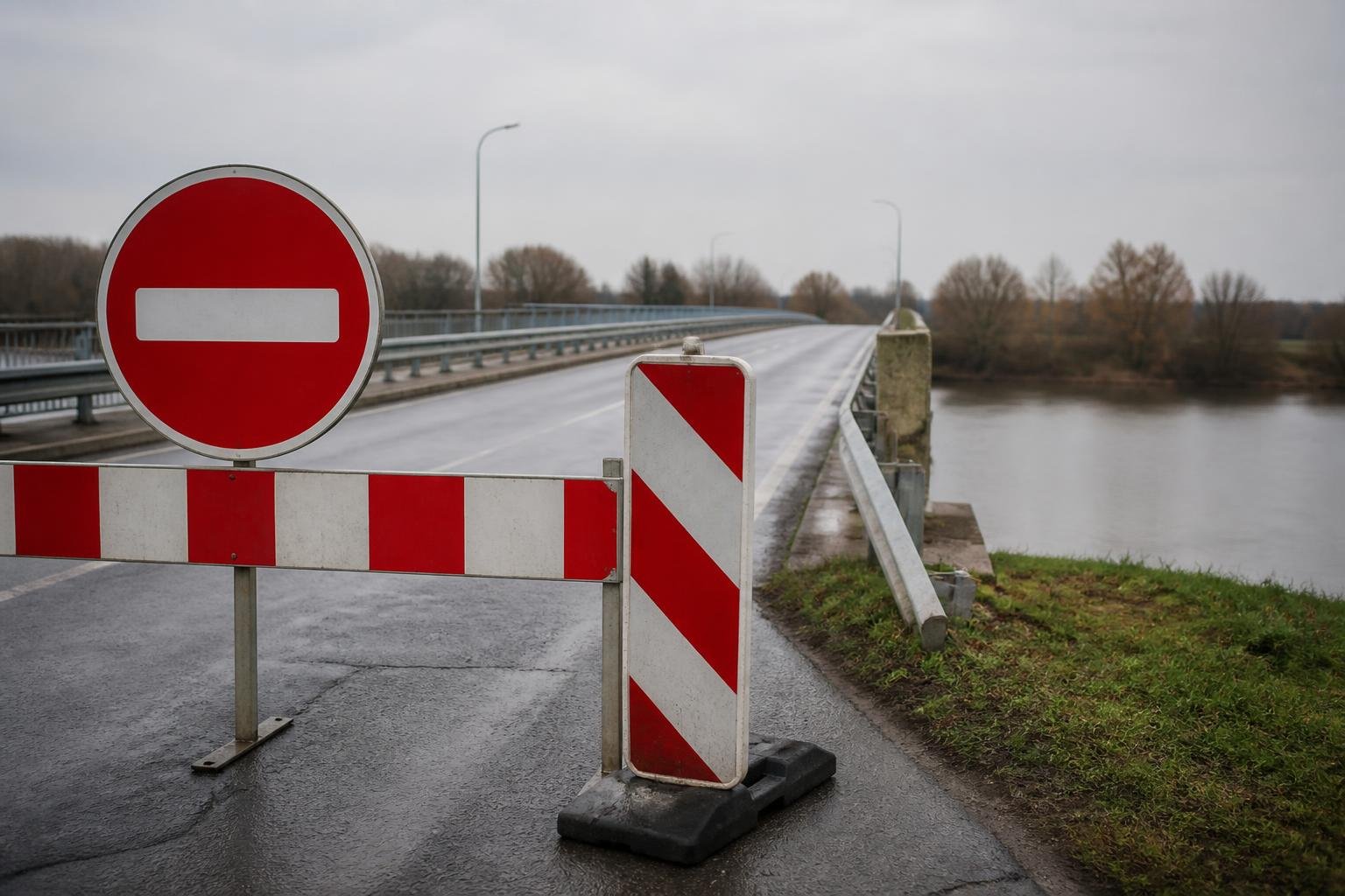 Naktī uz 6. oktobri slēgs Lielupes tiltu uz Liepājas šosejas