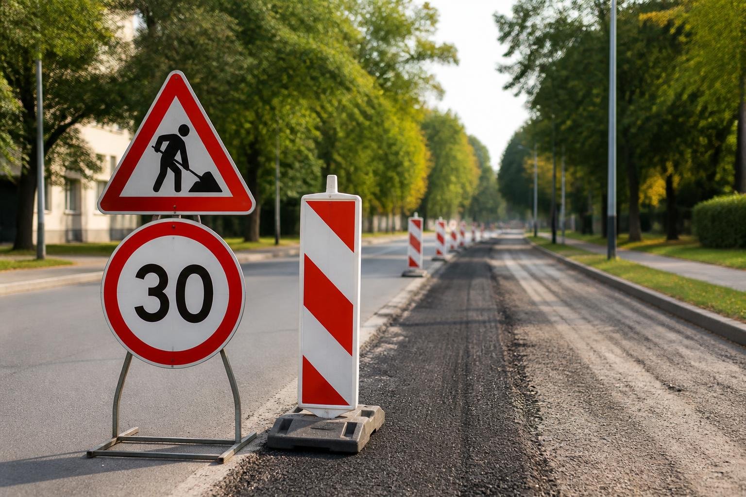 На улице Нометню до 30 октября ограничат движение