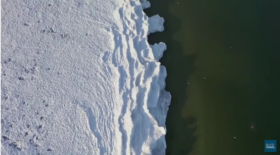 Балтийское море замерзло впервые за много лет