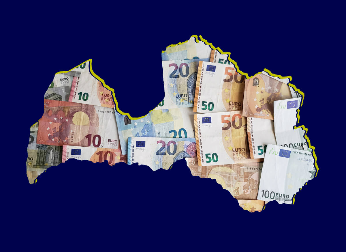 Средняя брутто-зарплата в Латвии в третьем квартале выросла на 9,9%