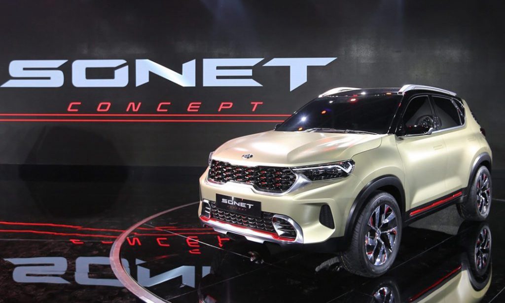 Новый кроссовера Sonet от Kia