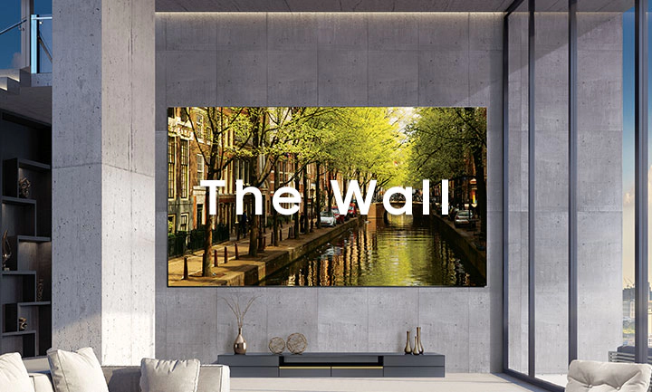 Samsung изобрёл перспективную технологию экрана - модульную "The Wall"