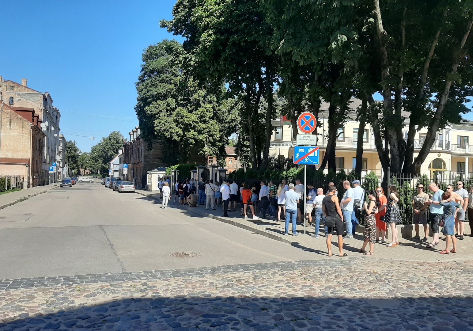 Rīgā par Baltkrievijas opozīcijas prezidenta kandidāti Tihanovsku atdotas divas trešdaļas balsu