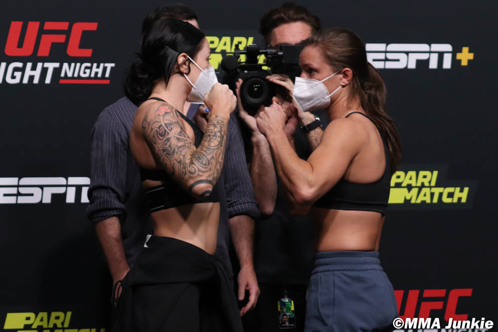 Красивейший удушающий от бойца UFC - Мэллори Мартини