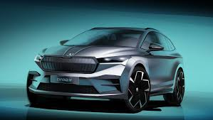 Вид новой электрической Skoda