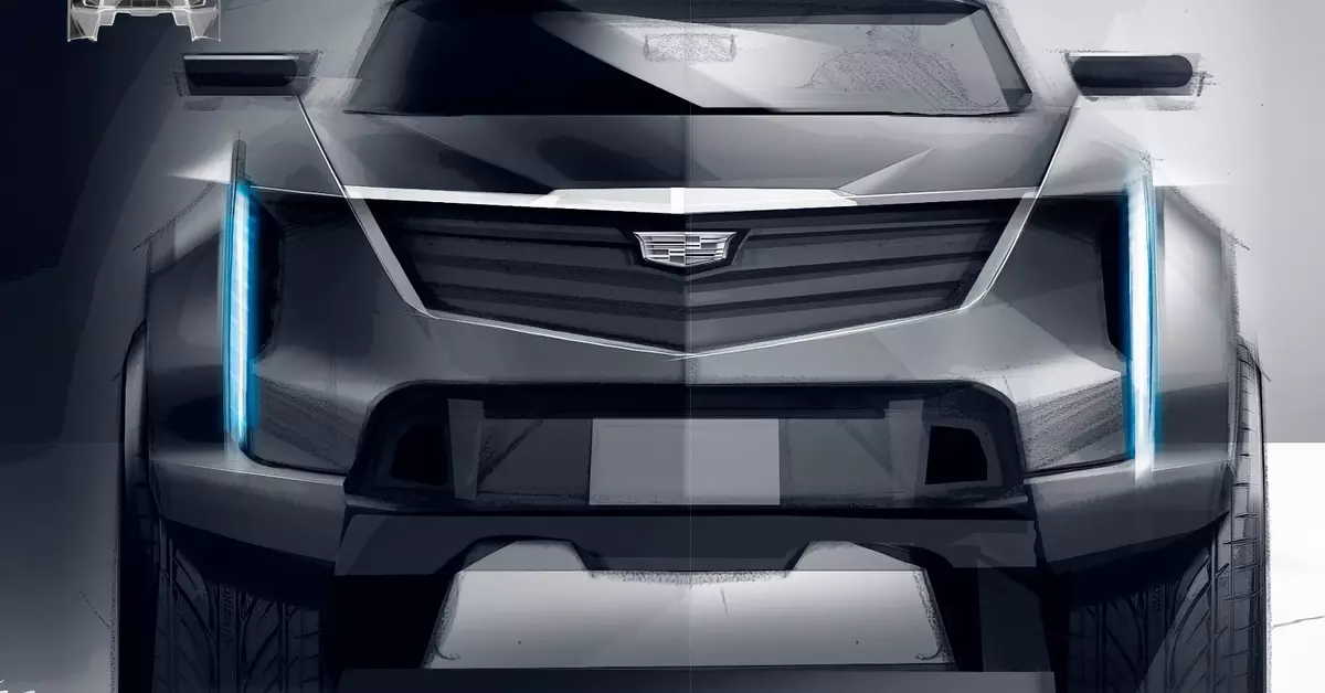 Дизайн загадочного внедорожника Cadillac