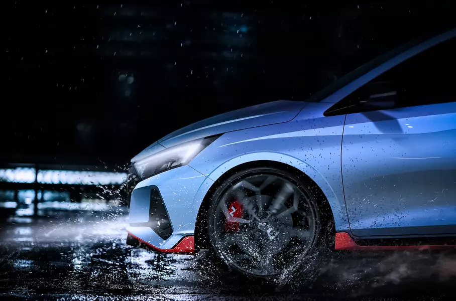 Первые фото спорт версии Hyundai i20 N