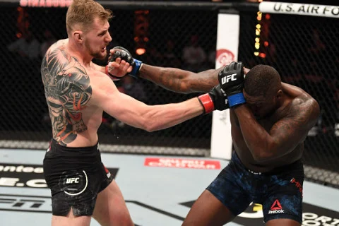 Волков на UFC 254 в свой день рождения победил Харриса техническим нокаутом