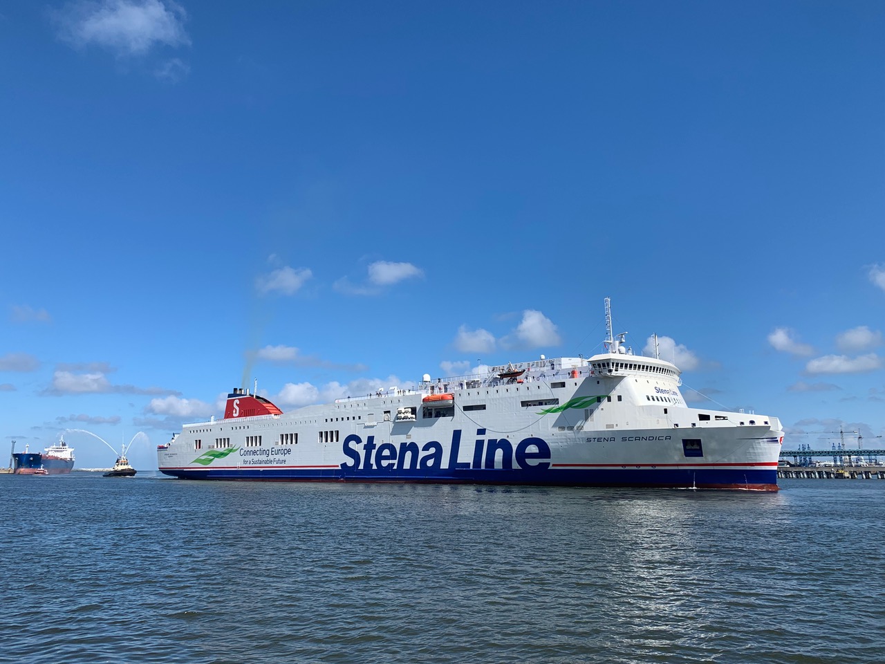 Новый паром Stena Scandica совершил первый рейс