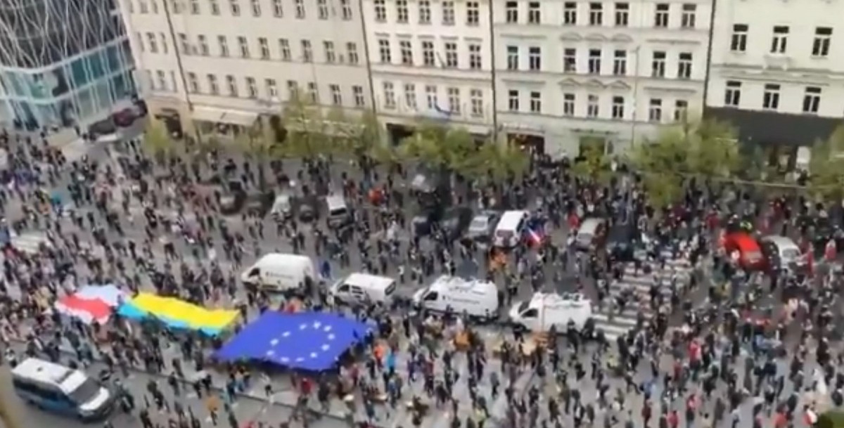 В Чехии прошли антироссийские митинги