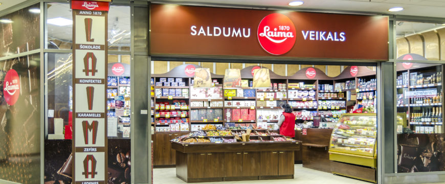 Конфеты “Laima” по 100 евро за килограмм. По акции