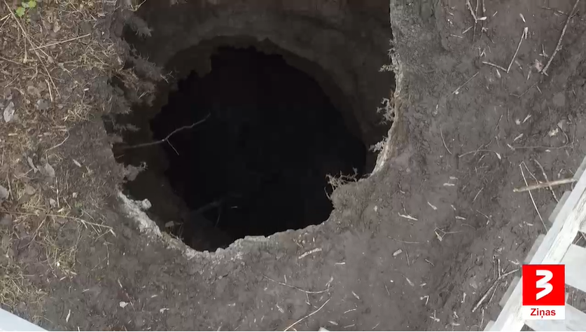 За полгода в Латвии образовалось два карстовых провала