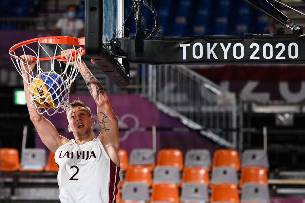Латвийская баскетбольная команда 3x3 проиграла Сербии