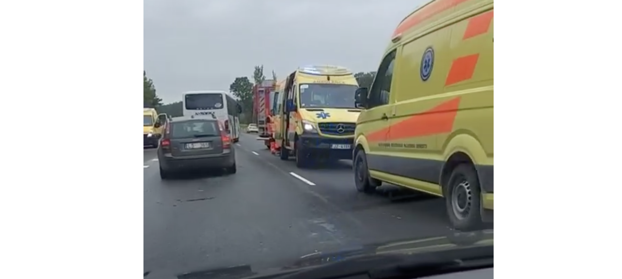 На Балдонском шоссе произошло серьезное ДТП