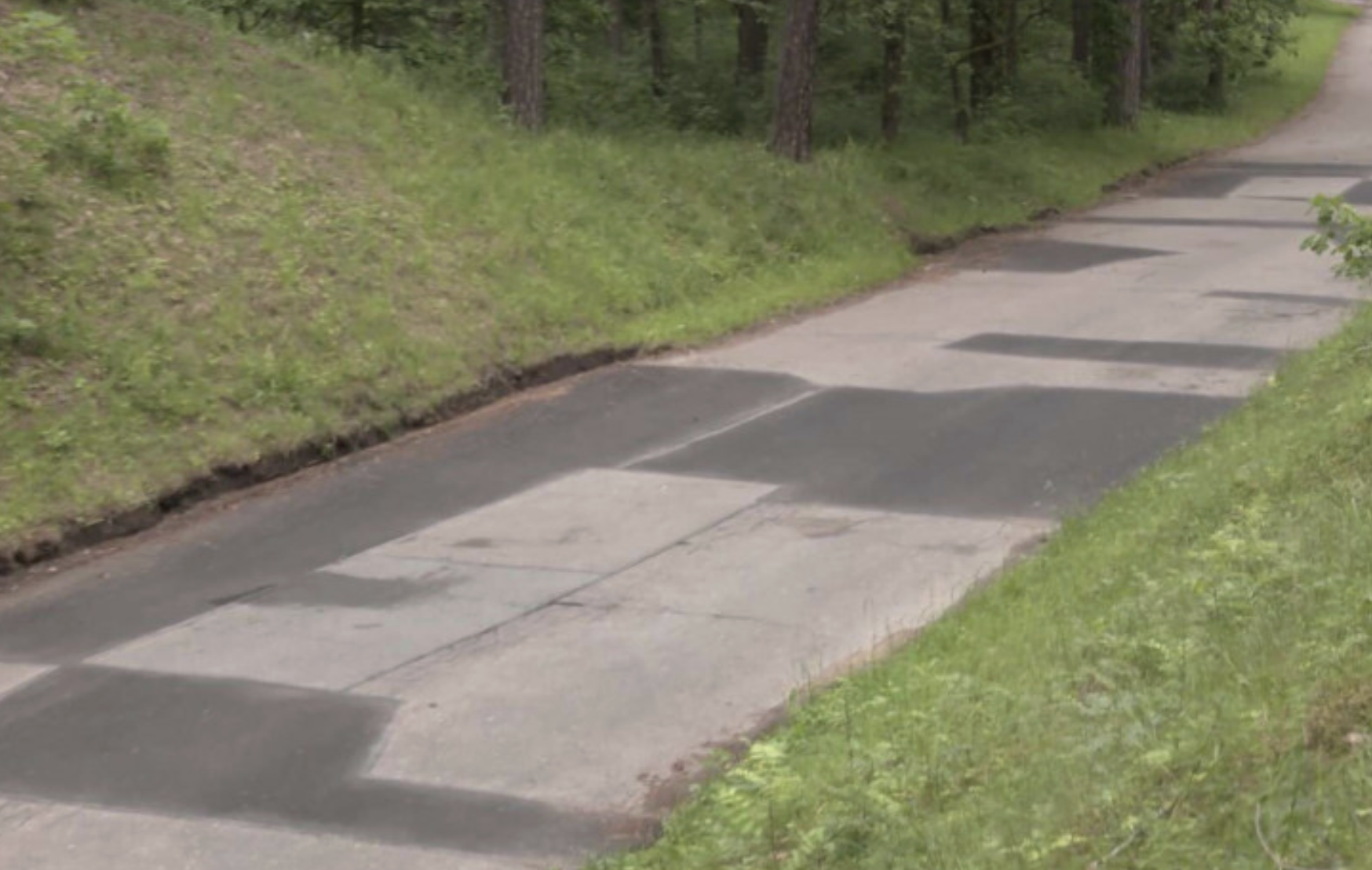 За дорожки в Межапарке становится стыдно