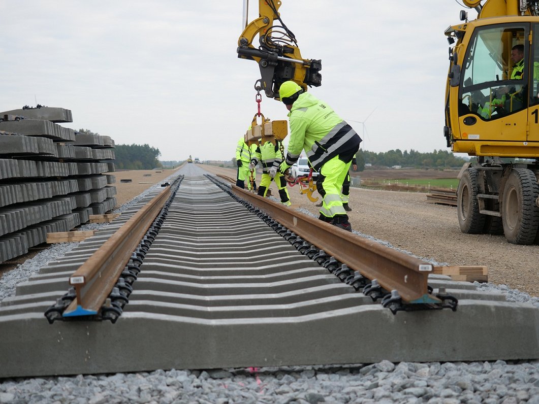 Получено разрешение начать строительство 30-35 км Rail Baltica
