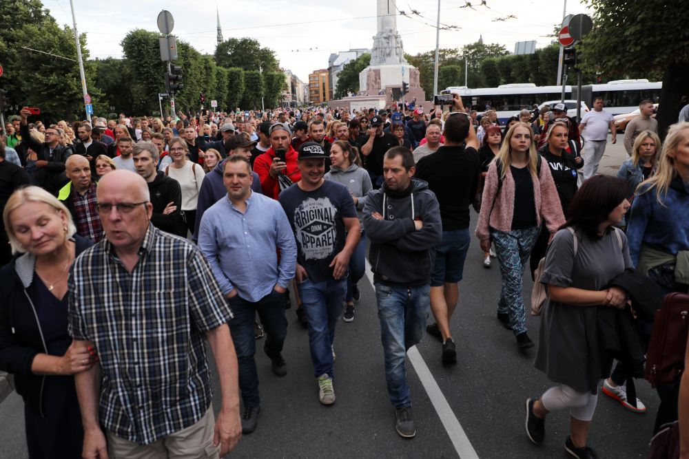 Гобземс оштрафован на 350 евро за несанкционированный протест