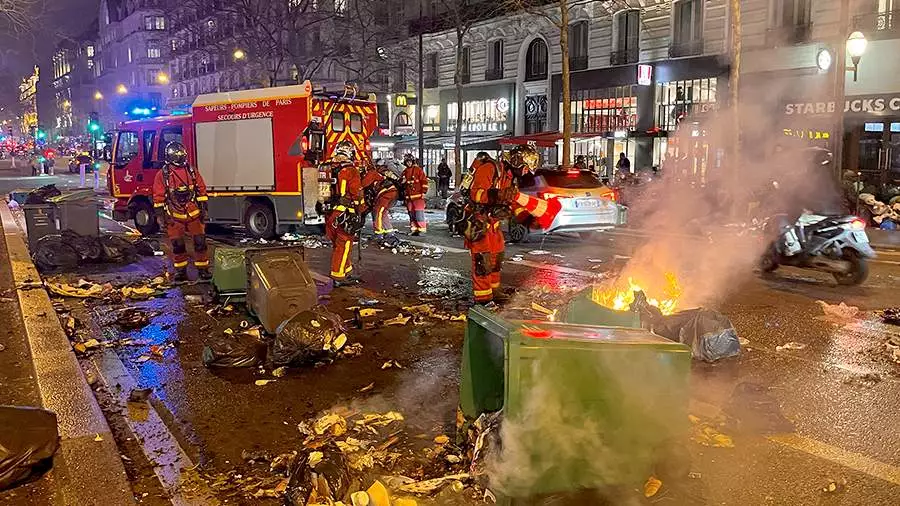 На протестах во Франции задержаны 200 участников беспорядков