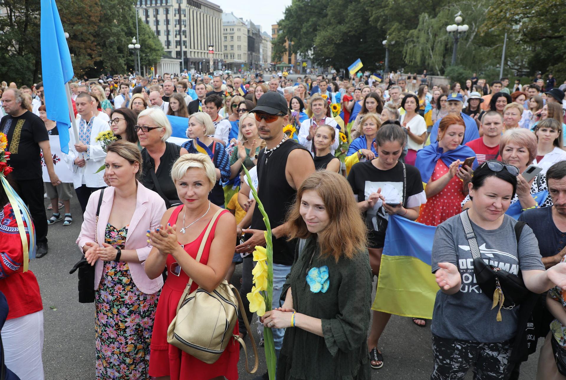 В День независимости Украины в Риге пройдут шествие и концерт