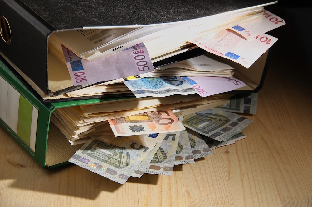 Налоговые задолженности в начале декабря составили 845,444 млн евро