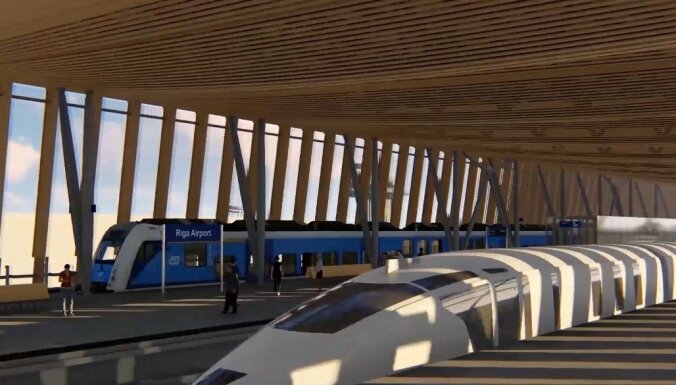 Строительство станции Rail Baltica в аэропорту "Рига" начнется 30 июня