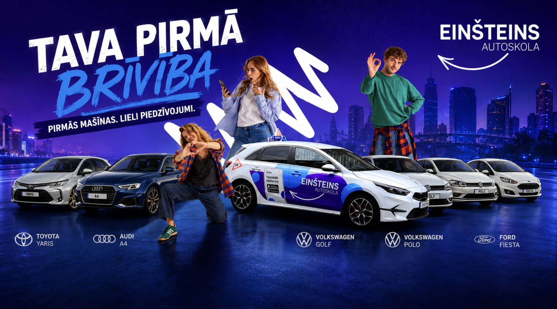 Jauniešu pirmā auto izvēles tendences Latvijā un Eiropā