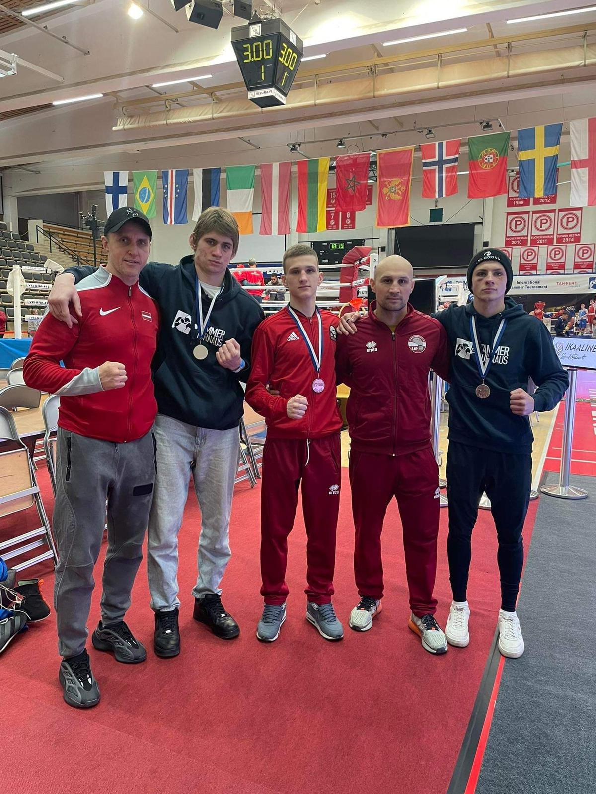 Латвийские боксеры завоевали три медали на чемпионате в Финляндии Латвийские боксеры завоевали три медали на чемпионате в Финляндии