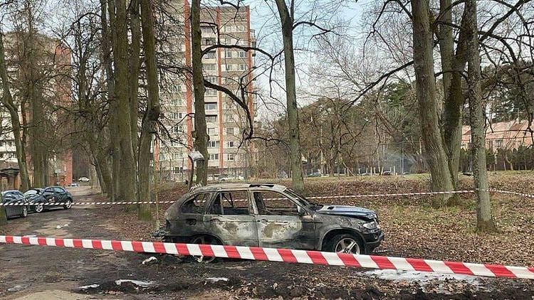 Автомобиль, использованный при убийстве Беззубова, сожгли в Межапарке