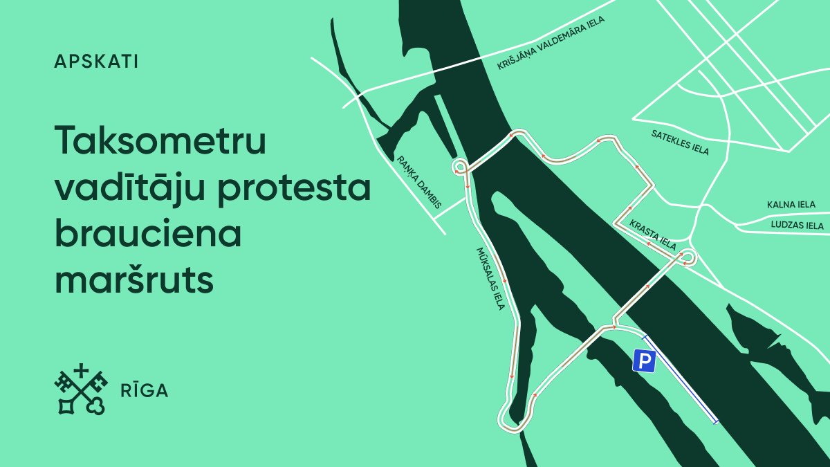 Taksometru vadītāju protesta laikā Rīgā gaidāmi būtiski satiksmes ierobežojumi