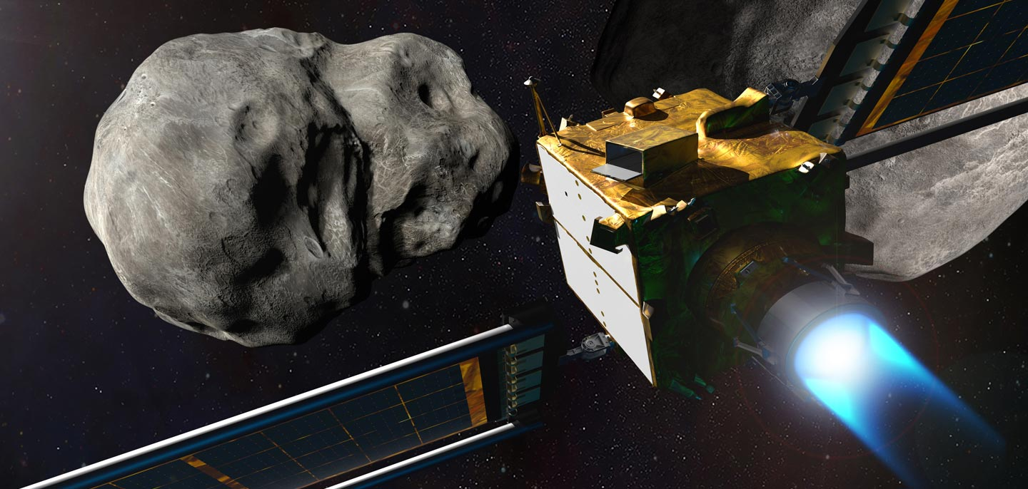 Зонд NASA успешно врезался в астероид в ходе испытаний системы защиты Земли (видео) Зонд NASA успешно врезался в астероид в ходе испытаний системы защиты Земли (видео)