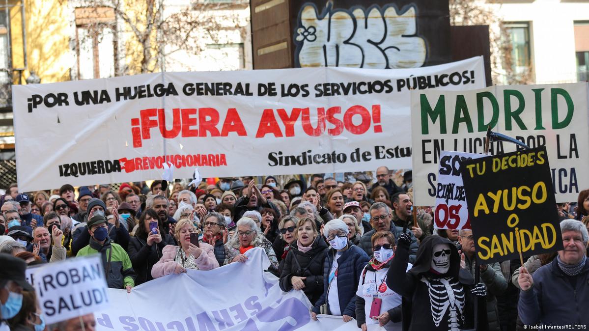 В Мадриде до миллиона человек участвовало в протестах против реформы здравоохранения