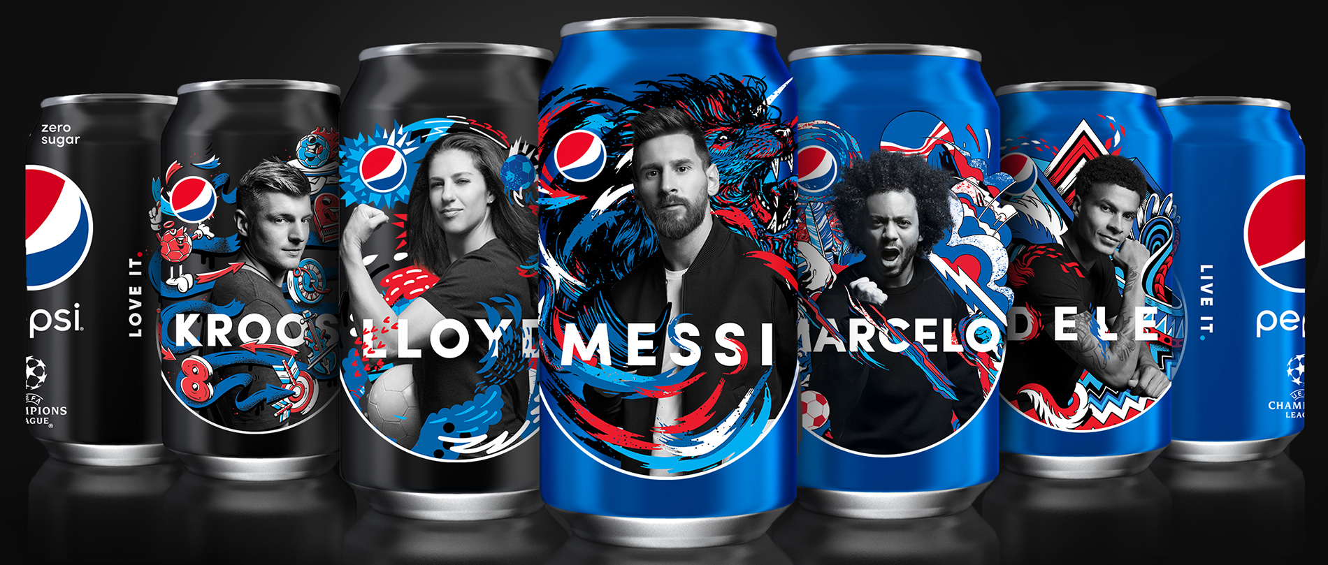 Месси и PepsiCo выпустили серию бутылок с изображением футболиста